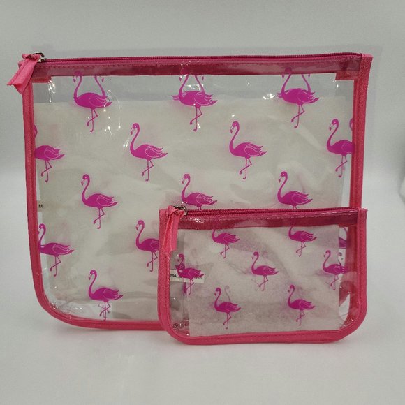 BOGG BAG DECORATIVE INSERT BAGS (SET OF 2) - FLAMINGO - Picture 1 of 3